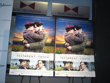 Testament Of Youth US posters at the Bow-Tie Chelsea Cinemas premiere